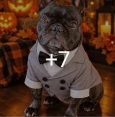 Digital try-on of Marv in a formal suit